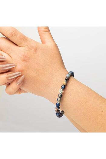 Mitr Sodalite Natural Stone Bracelet (6 mm) – Peace of Mind