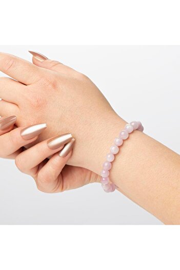 Mitr Kunzite Natural Stone Bracelet (8 mm) – Inner Tranquility