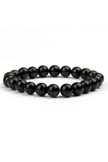 Mitr Obsidian Natural Stone Bracelet (8 mm) – Quiet Protection