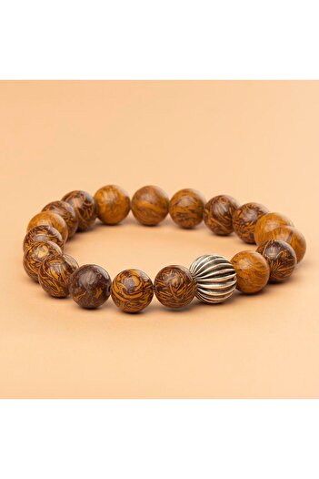 Mitr Tree Jasper Natural Stone Bracelet (10 mm) – Calmness Power