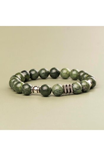 Mitr Canadian Jade Natural Stone Bracelet (8 mm) – Echo of the Soul
