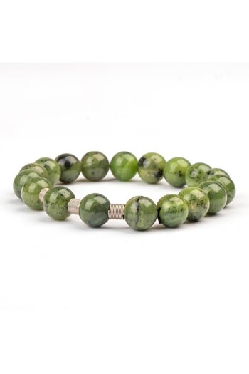 Mitr Canadian Jade Natural Stone Bracelet (10 mm) – the Rhythm of the Self