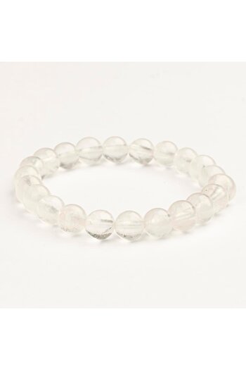Mitr Crystal Quartz Natural Stone Bracelet (8 mm) – Soul Mirror