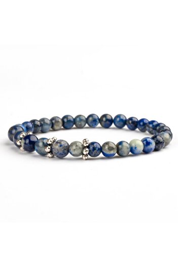 Mitr Lapis Lazuli Natural Stone Bracelet (6 mm) – Cosmic Peace