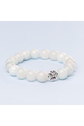 Mitr Aquamarine Natural Stone Bracelet (10 mm) – Expressive Power