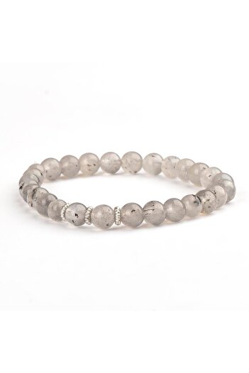 Mitr Labradorite Natural Stone Bracelet (6 mm) – Depth Stone