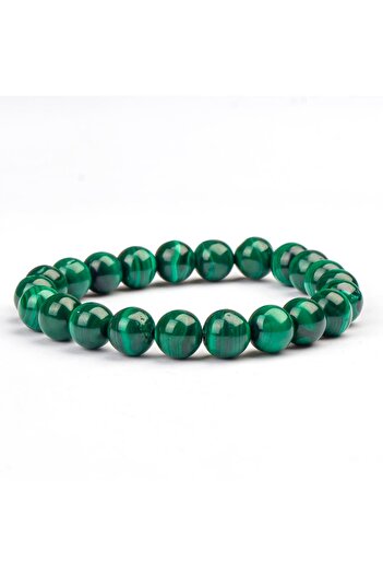Mitr Malachite Natural Stone Bracelet (8 mm) – Armor of the Mind