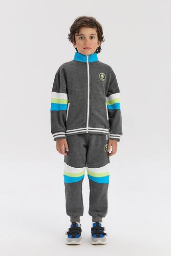 Nebbati Bg Store Boy's Anthracite Tracksuit Top