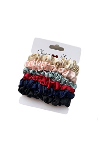 General Store Set 6 Hair Elastics, SA&SO General Store®, Multicolor