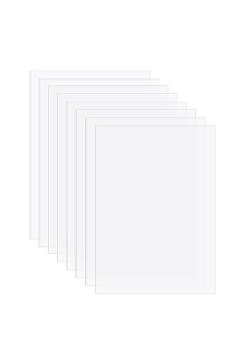 Slasa 20 Pieces of Transparent Acrylic Sheets, 5 x 7 Inches, 0.8mm Thickness - DIY Craft Projects