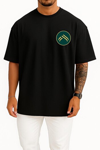 Bahriyeli Collection Oversize Saudi Arabia National Football Team Pocket Design Unisex T-Shirt