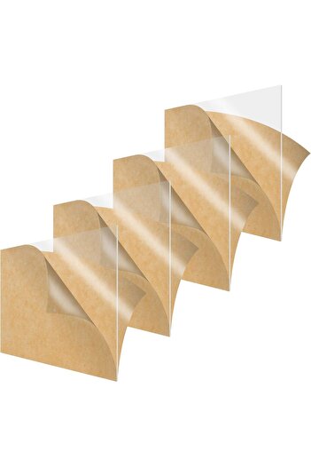 SimbaLux Acrylic Sheet 12x12 Inch, 1/8 Inch Thick, Pack of 4