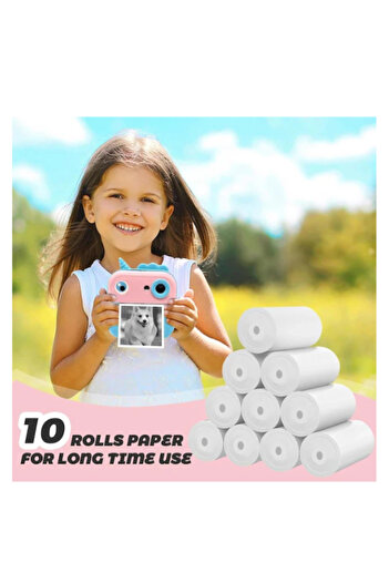 Stone Set of 10 thermal paper rolls for instant printing cameras, thermal printer, Stone® Paper