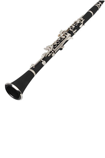 MegArya Clarinet Black Bakelite Silver Keys Woodwind Instrument