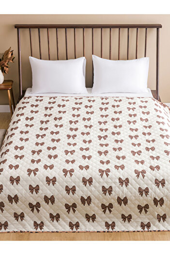 LC Waikiki Bow Patterned Double Bedspread 200X220 cm