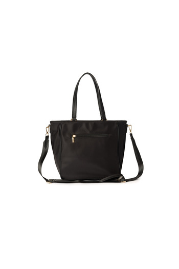 BATA Embossed Front Pocket Tote Bag with Detachable Strap