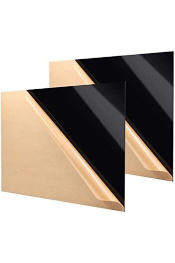 Slasa PIGMOL Acrylic Board; Black 2mm 12 x 18 inch - Pack of Two
