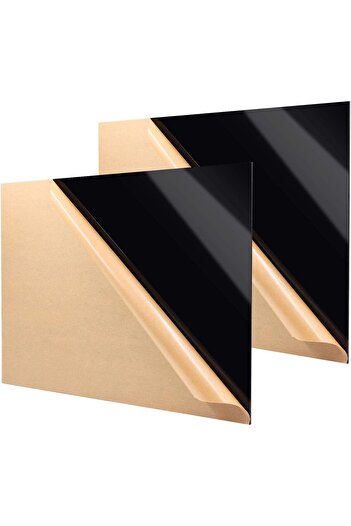 Slasa PIGMOL Acrylic Board; Black 2mm 12 x 18 inch - Pack of Two