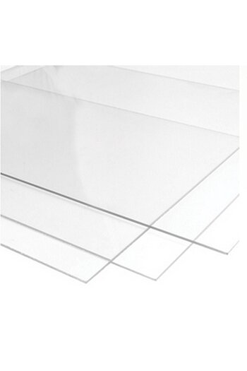 Slasa Rudra Scott Plastics Transparent Acrylic Sheet 2mm With Various Sizes to Choose From (610mm x 457mm)