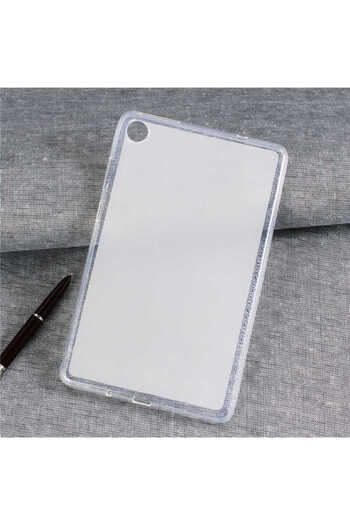 zore Matepad T8 Compatible Tkdw Tablet Super Silicone Cover-No Color