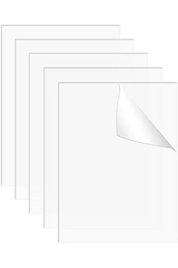 DRERIO 5 Pieces of Transparent Acrylic Sheets (15 × 10 cm × 2 mm)