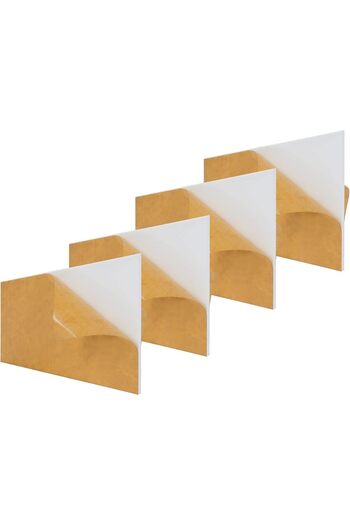 Slasa Ink Dot Bot Pack of 4-6mm Acrylic Board White 1/8 Thick 12 inch x 24 inch Transparent Plastic Acryli