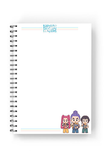 nihonwosekai K Pop Demon Hunters Spiral Notebook 50 Sheets A5 Size