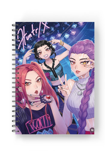 nihonwosekai Caiet cu spirală K POP Demon Hunters, 50 de coli, dimensiune A5