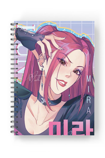 nihonwosekai K Pop Demon Hunters Spiral Notebook 50 Sheets A5 Size