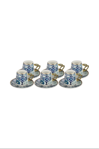 shopwave Paçi Etnik 6-Piece Porcelain Coffee Cup Set Shopwave-P-Por-101736