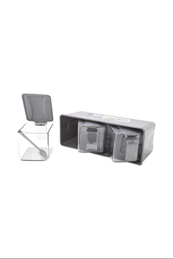 shopwave Set of 3 Spice Jars with Wall Hanger -L677