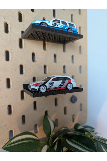 SORA DESIGN Skadis Uyumlu Model Araba Sergileme Rafı Dekoratif Stand (1 Adet)
