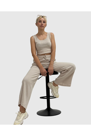 haha Basic Pants for Women - Crop Set