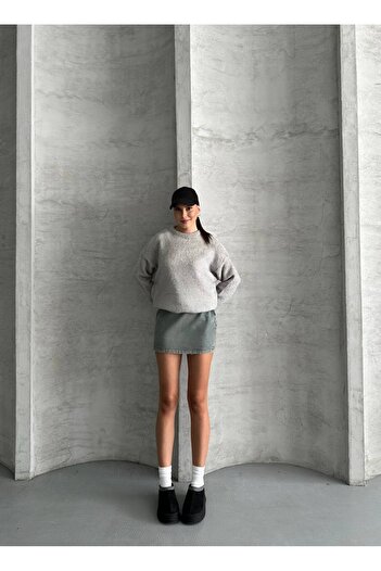 ZF BUTİK Women's Crew Neck Knitwear Sweater
