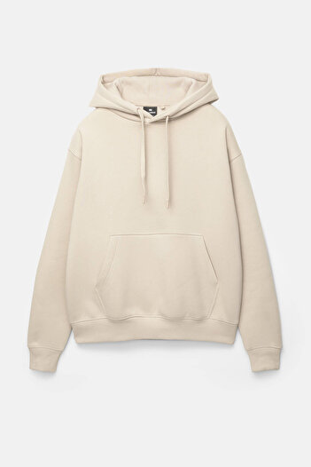 Pull & Bear Basic kapüşonlu sweatshirt