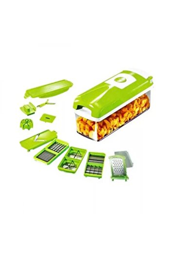 1st Nicer Dicer Plus Fruit and Vegetable Cutter, 11 Cutting Modes