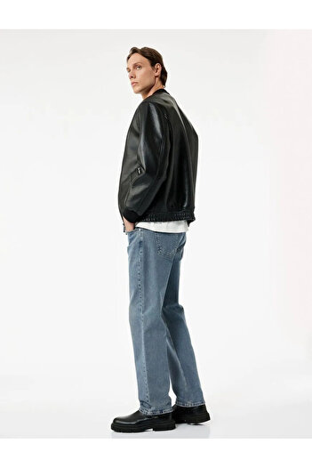 Koton Normal Bel Cotton Vintage Straight Fit Jean Pants (Ss 25)