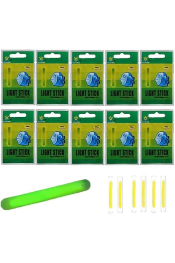 Generic 10pcs Glow Sticks for Fishing - Bright, Long-Lasting Light Sticks for Night Fishing, High-Visibility