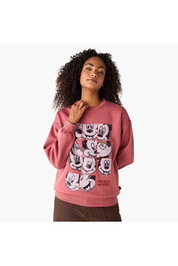 SP Characters Mickey Mouse Embellished Sweatshirt