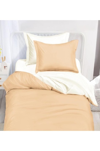 CHIRASO Double-Sided Bedding, Finet, ELASTIC Sheet 140x200 cm, Duvet Cover 160x200 cm, 2 Pillowcases