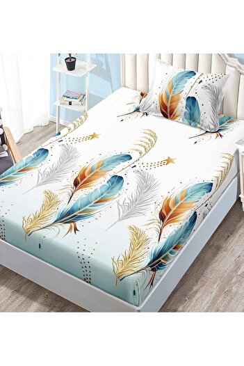 CHIRASO CHIRASO Elastic Bed Cover Set, Finet, 1 Person, 140x200cm and 1 Pillowcase 50x70cm