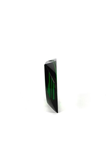 Mikasa Moor Green Glass Vase 16X6X16Cm