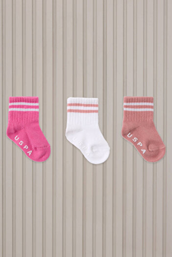 U.S. Polo Assn. Kids U.S. Polo Baby Girl Socks Knitted Fabric