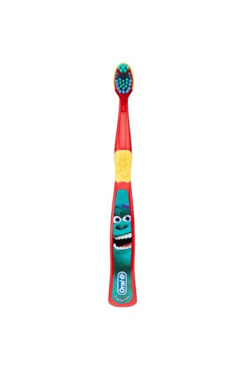 Oral-B Periuță de dinți pentru copii, Oral-B, Pixar, Sulley, Monsters, vârstă 3+ ani, protecție multiplă, peri moi