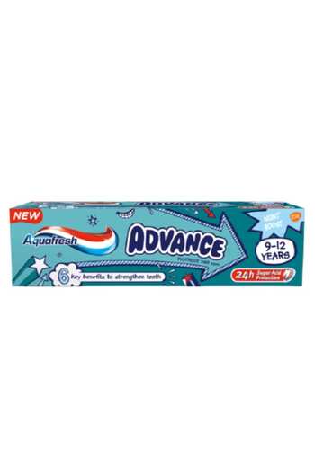 Aquafresh Advance Toothpaste for Kids, 9-12 Years, 75ml