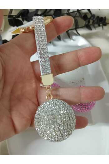 mos&more Stone Bag Ornament Accessory Keychain, Car Ornament, Bag Charm