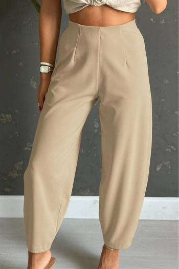 MetuCA Women's High Waist Crepe Pants