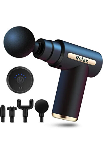 Relax 6 Kademeli Boyun Bel Sırt Bacak Ayak Masajı Mini Masaj Tabancası