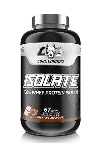 Core Champs ISOLATE 100% Whey Protein Isolate 67 SERVING (Delicious Chocolate)