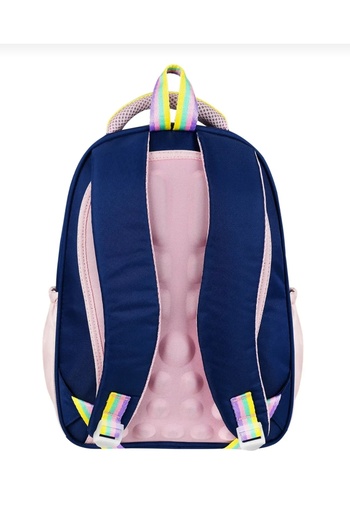KY Korean Model Girls' Orthopedic Primary School Bag with Back Support, Foil-Lined Lunch Box and Pencil Case